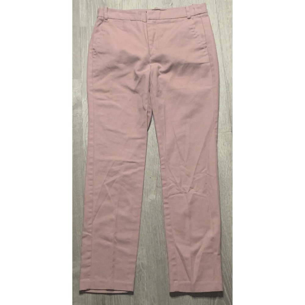 Women's Zara Basic Collection Stretch Dress Pants Mid Rise‎ Mauve Size 2